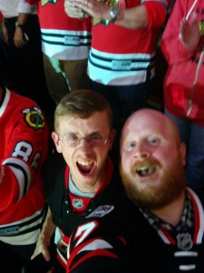 Mark and I witness a Cup clinching win